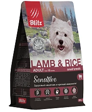 BLITZ Sensitive Adult Small (Ягненок, рис)